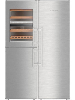 Liebherr SBSes 8496 Εντοιχιζόμενο Ψυγείο Ντουλάπα 372lt No Frost Υ185xΠ121xΒ66.5cm Inox