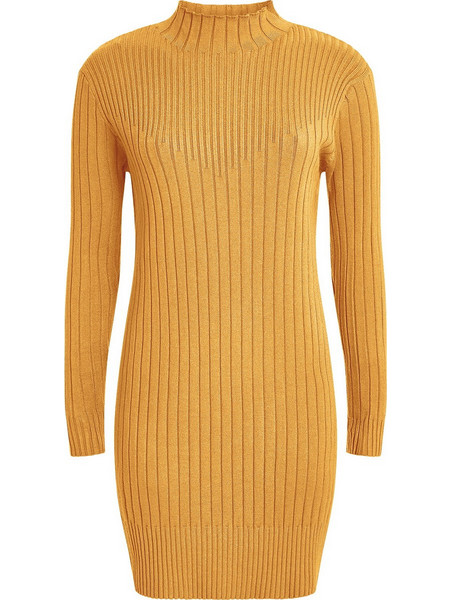 Celestino Mini Καθημερινό Φόρεμα Ριπ Κίτρινο WQ1794.8162