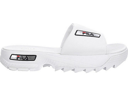 Fila Hometown Slides με Πλατφόρμα σε Λευκό Χρώμα...