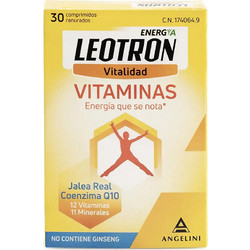 LEOTRON LEOTRON VITAMINS 30 tablets βασιλικός πολτός, συνένζυμο Q10, 12 βιταμίνες και 11 μέταλλα