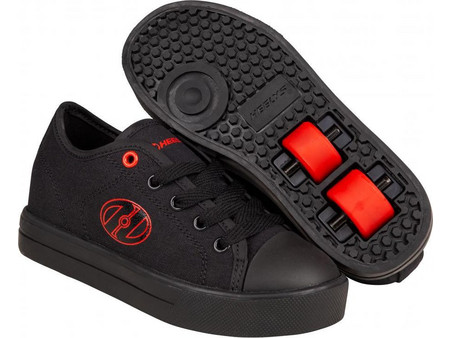 Heelys X2 Classic Παιδικά Sneakers με Ροδάκια Μαύρα HLY-B2W-1800