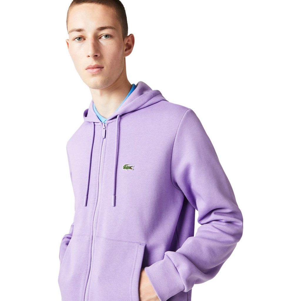 Purple Lacoste Sweat Unisex Sweat Lacoste Club Morado Para Homem