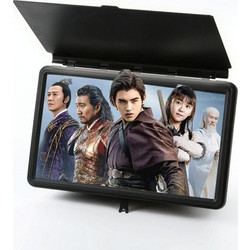 12 inch Anti-reflective Mobile Phone Magnifier Large Screen Projector 3D HD Video Amplifier(Black) (OEM)