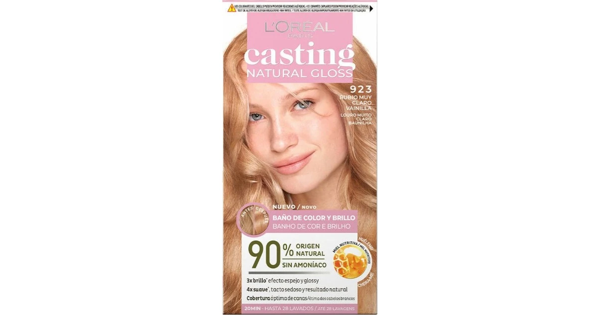 L Oreal Paris Casting Creme Natural Gloss 923 Light Blonde Sucre