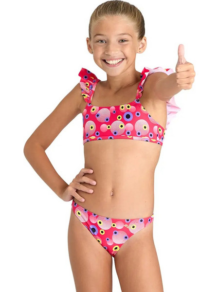 Arena Παιδικό Μαγιό Bikini Set για Κορίτσι Φούξια 006200-900