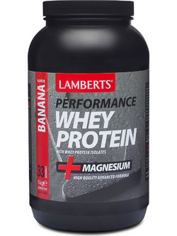 Lamberts Performance Whey Protein +Magnesium Banana 1kg
