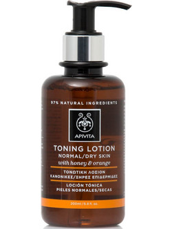 Apivita Honey & Orange Toning Lotion Normal/Dry Skin 200ml
