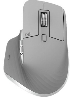 Logitech MX Master 3 Mid Ασύρματο Bluetooth Ποντίκι Εργονομικό Grey