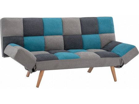 Τριθέσιος Καναπές Κρεβάτι Πολύχρωμος 182x80x88cm FB93167.11