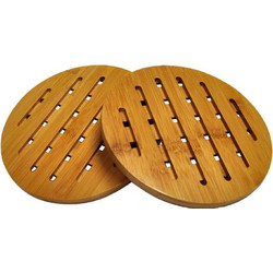 Ξύλινη Βάση Για Μαγειρικό Σκεύος Bamboo Sidirela E-3776