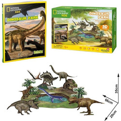 Puzzle CubicFun National Geographic Kids Dinosaur Park 3D 43 Κομμάτια