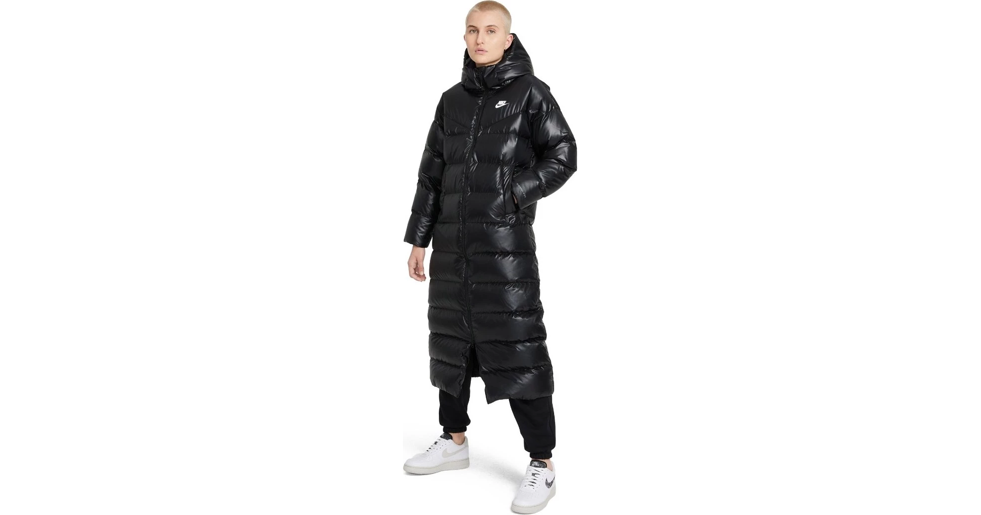 Nike Sportswear Therma-FIT Γυναικείο Μπουφάν Χειμωνιάτικο Puffer Κοντό  Ανθρακί DH4079-010