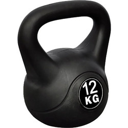 Kettlebell από PVC 12kg 25566-35 Μαύρο