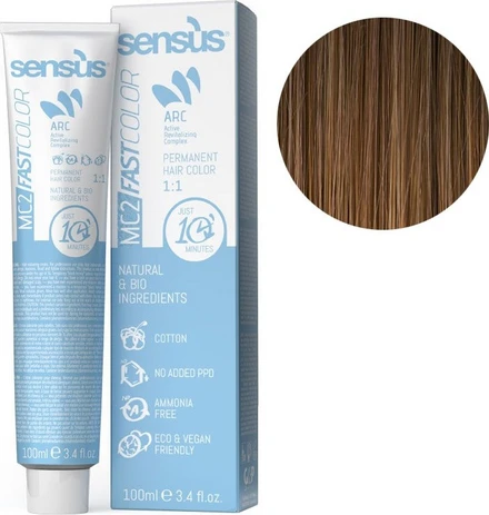 Sens Us MC2 Fast Color 7 3 Medium Golden Blonde Μόνιμη Βαφή Μαλλιών