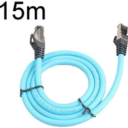 15m CAT5 Double Shielded Gigabit Industrial Ethernet Cable High Speed Broadband Cable (OEM)