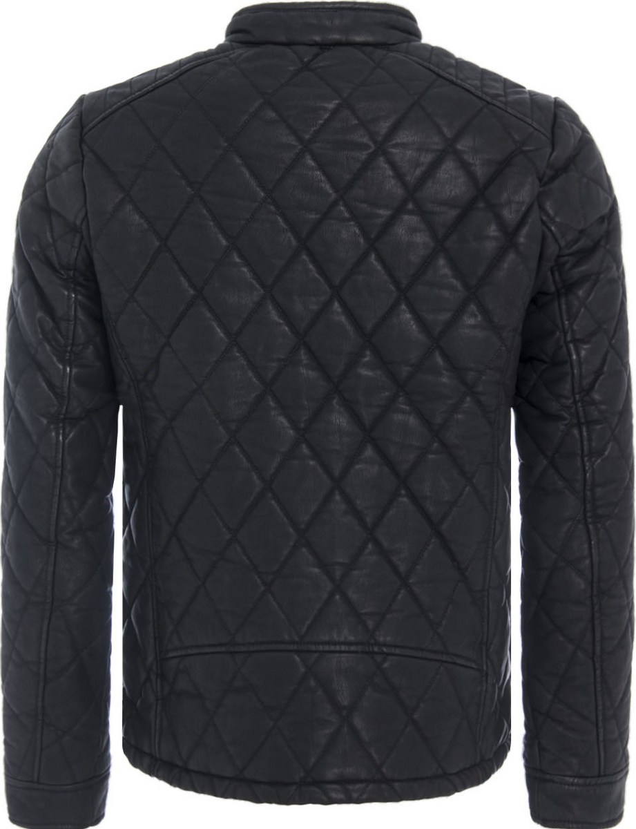 Tom Tailor Quilted Faux Leather Jacket 355532800102999 BestPrice.gr