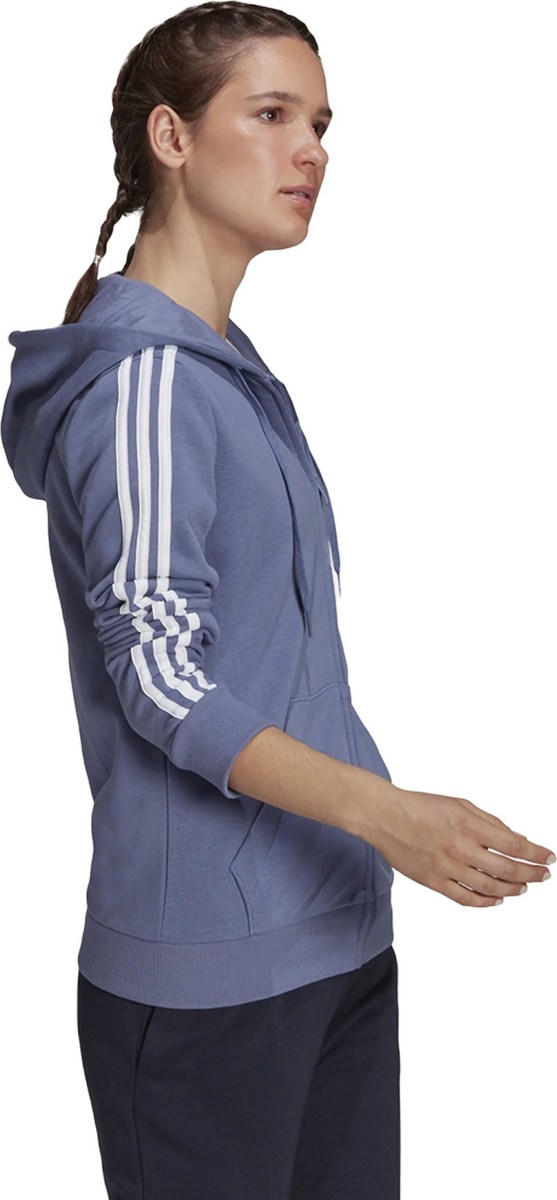 Adidas Essentials French Terry 3-Stripes Full-Zip Hoodie H07838 |  BestPrice.gr