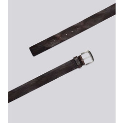 REPLAY MENS LEATHER BELT BROWN