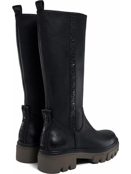 REPLAY WOMENS BLACK BOOTS