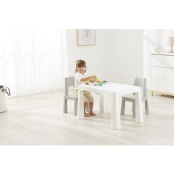 Παιδικό τραπεζάκι με 2 καρέκλες Neo White/Grey FreeOn