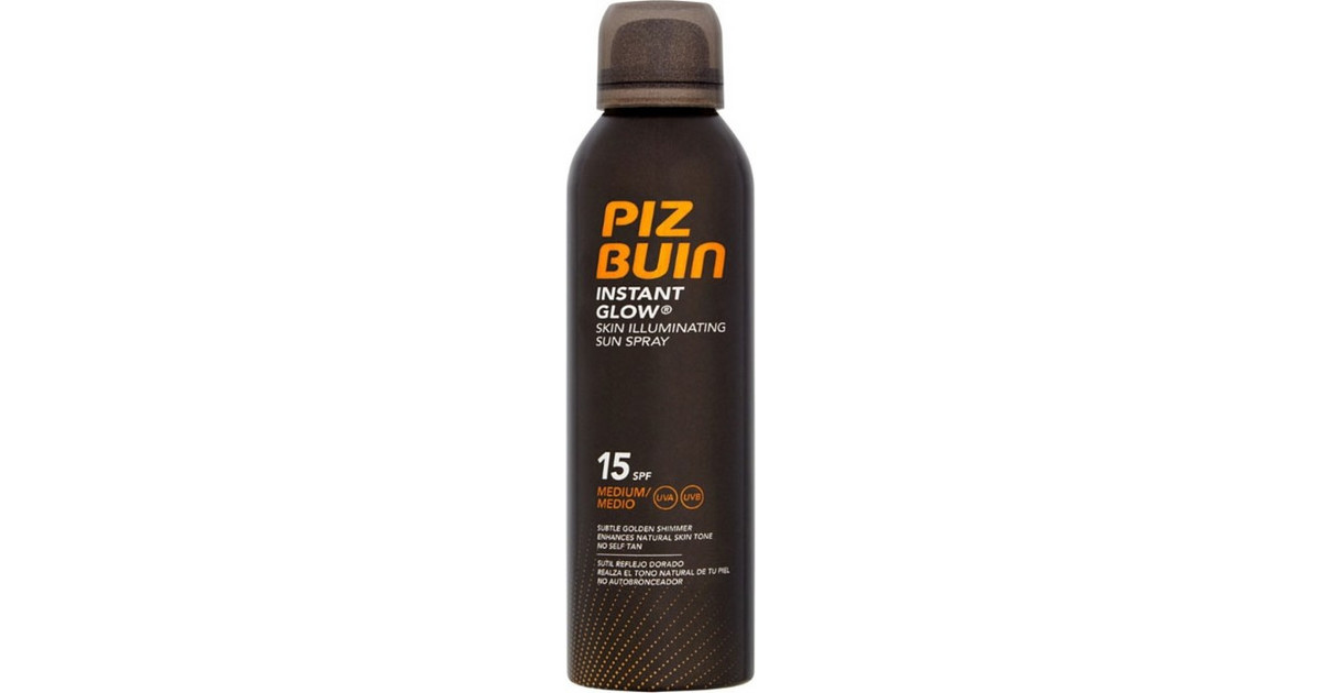 piz buin instant glow spray spf 15