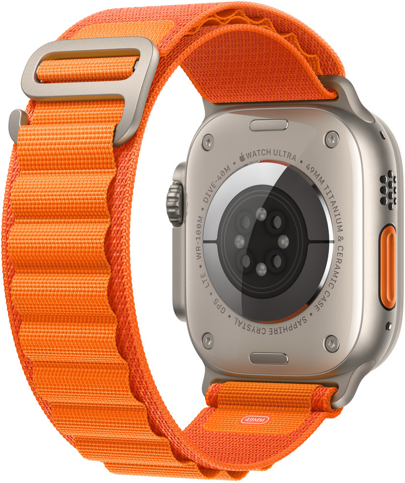 Apple Watch Ultra Cellular 49mm Titanium Alpine Loop Orange BestPrice.gr