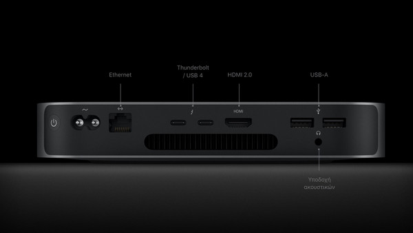 Apple Mac mini 2020: Συνδεσιμότητα