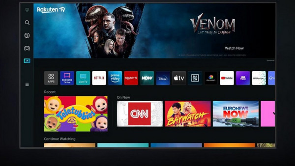 Samsung QE55Q80BAT Smart Τηλεόραση 55" 4K UHD QLED HDR: SmartThings