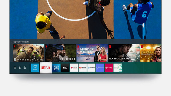Samsung QE55Q80BAT Smart Τηλεόραση 55" 4K UHD QLED HDR: Smart Hub