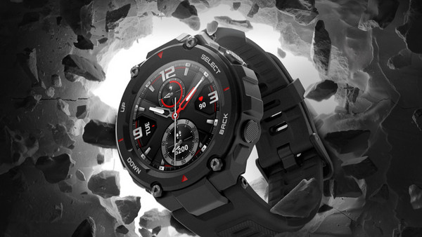 Amazfit T-Rex Army Green: Οθόνη amoled