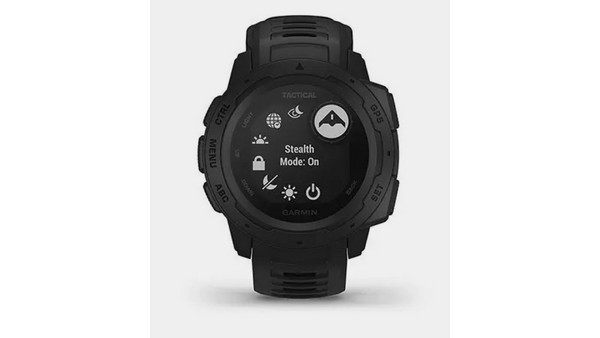 Garmin Instinct Graphite: Ηλιακή φόρτιση & στρατιωτικό πρότυπο 810