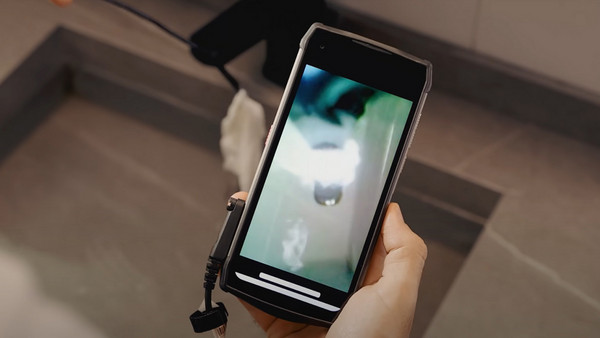 Ulefone Power Armor 13 256GB: Σύνδεση με ενδοσκόπιο