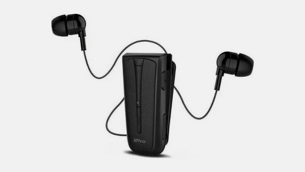 iPro RH219s Bluetooth In-Ear Lapel Headset Black Orange: Makes your everyday life simpler