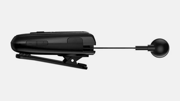 iPro RH219s Bluetooth In-Ear Lapel Headset Black Orange: Power Display & Anti-Lost