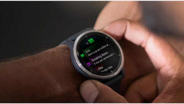 Garmin Venu Black / Slate Grey: Μπαταρία, σύνδεση & αδιαβροχοποίηση