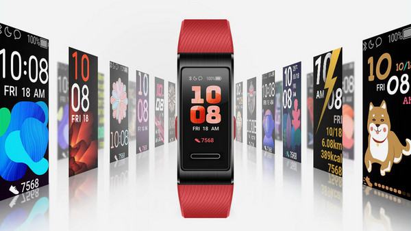 Huawei Band 4 Pro Black: Ποικίλες προσόψεις