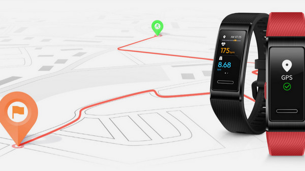 Huawei Band 4 Pro Black: Ενσωματωμένο GPS