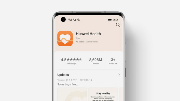 Huawei Band 4 Pro Black: Εφαρμογή Health