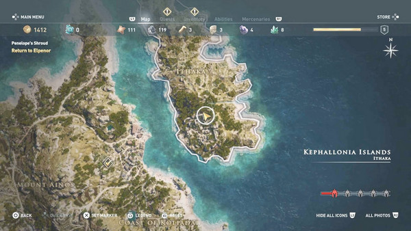 Assassin’s Creed Odyssey PS4: Χάρτες
