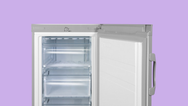 Inventor INVMVF157A2 Όρθιος Καταψύκτης 157lt: Ευρύχωρα συρτάρια