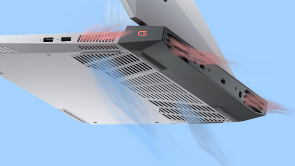 Dell G5 15 5515: Σύστημα διαχείρισης θερμότητας