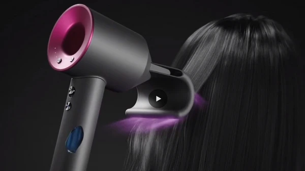 Dyson Supersonic HD07 Επαγγελματικό Πιστολάκι Μαλλιών Ionic 1600W Black: Χτένα με φαρδιά δόντια