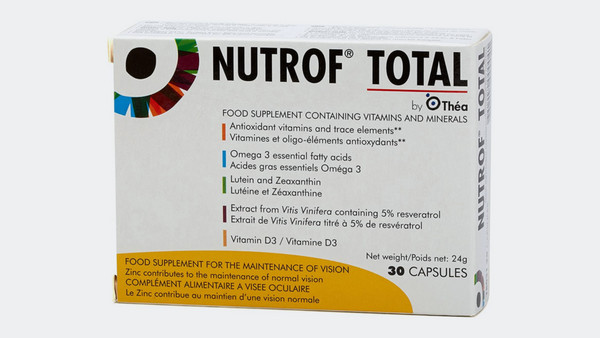 Thea Pharma Nutrof Total 30 Κάψουλες: Συστατικά συμπληρώματος