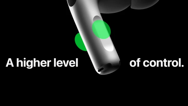 Apple AirPods Pro 2nd Generation Ακουστικά Bluetooth In Ear Ανθεκτικά στο Νερό: Ρυθμίζεις τα πάντα με την αφή