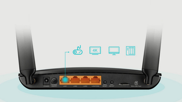 TP-Link Archer MR600 V1 Ασύρματο 4G Router WiFi 5: Γρήγορη ταχύτητα