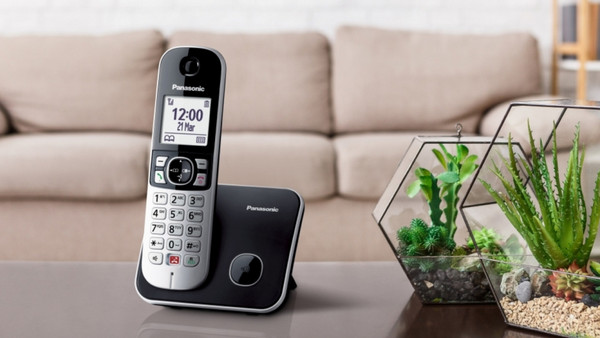 Panasonic KX-TG6851 Ασύρματο Τηλέφωνο με Ανοιχτή Ακρόαση Ασημί: Ποικίλες επιλογές για ήχο κλήσης