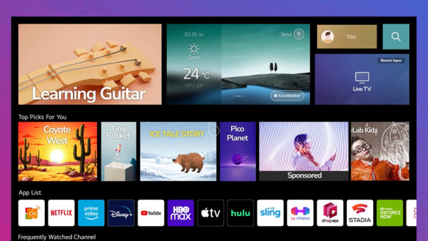 LG OLED65C26LD Smart Τηλεόραση 65" 4K UHD OLED HDR: Πρακτικό λογισμικό & υπηρεσίες streaming
