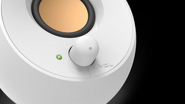 Creative Pebble Ηχεία Υπολογιστή 2.0 4.4W White: Ελέγχεις την ένταση