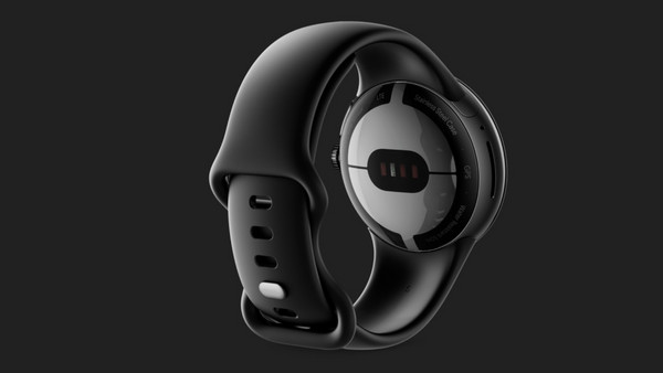 Google Pixel Watch Silver / Charcoal: Ενσωματωμένο μικρόφωνο & ηχείο