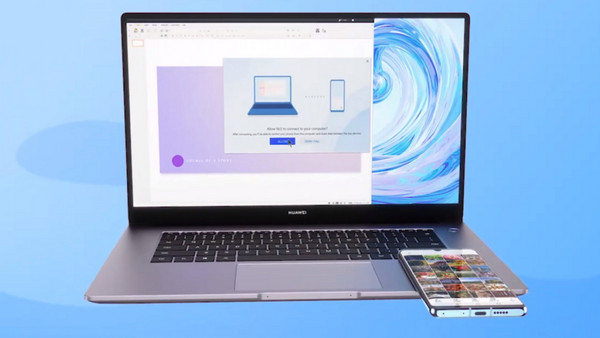 Huawei Matebook D 15: Συνεργασία συσκευών